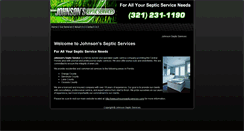 Desktop Screenshot of johnsonsepticservices.com